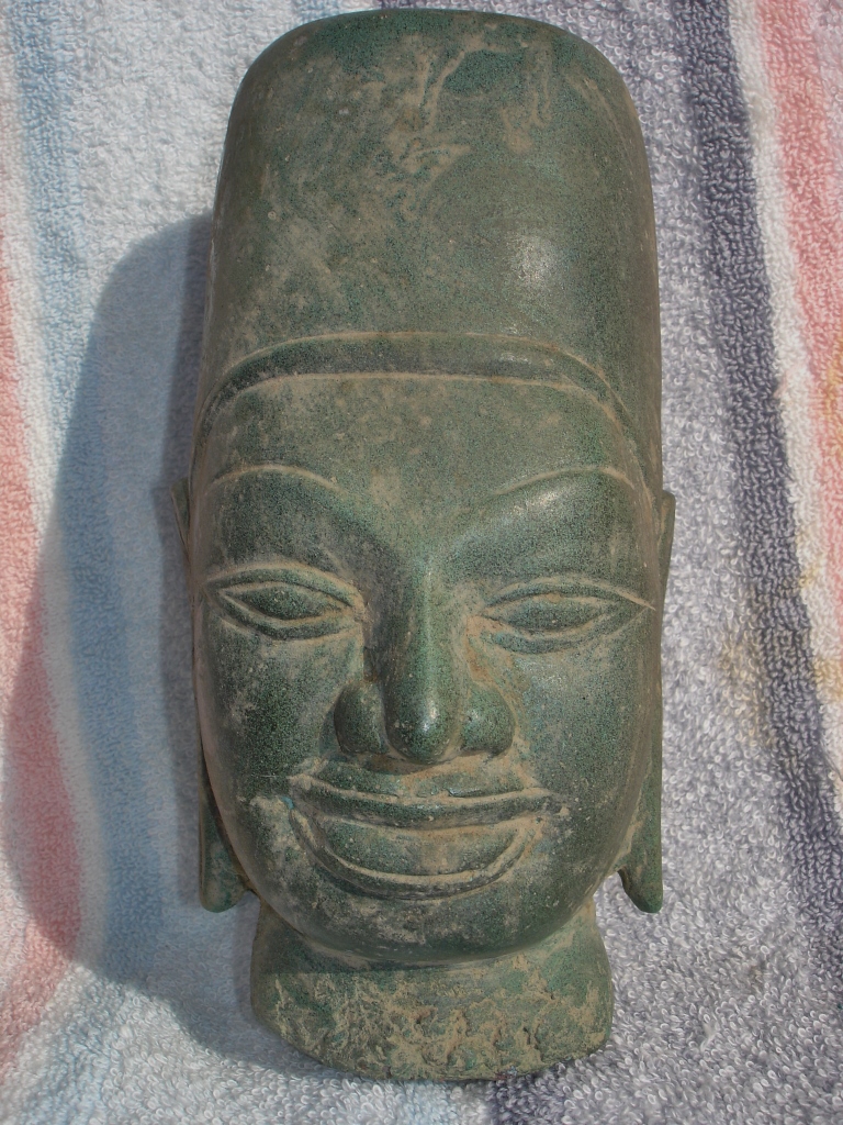 クメール 青銅 ガルーダ像 バイヨン期 アンコールワット 仏像 骨董 古